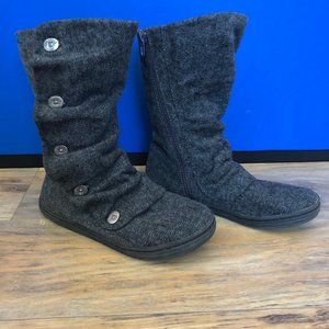 Blowfish Rammish Gray Flannel Boot
